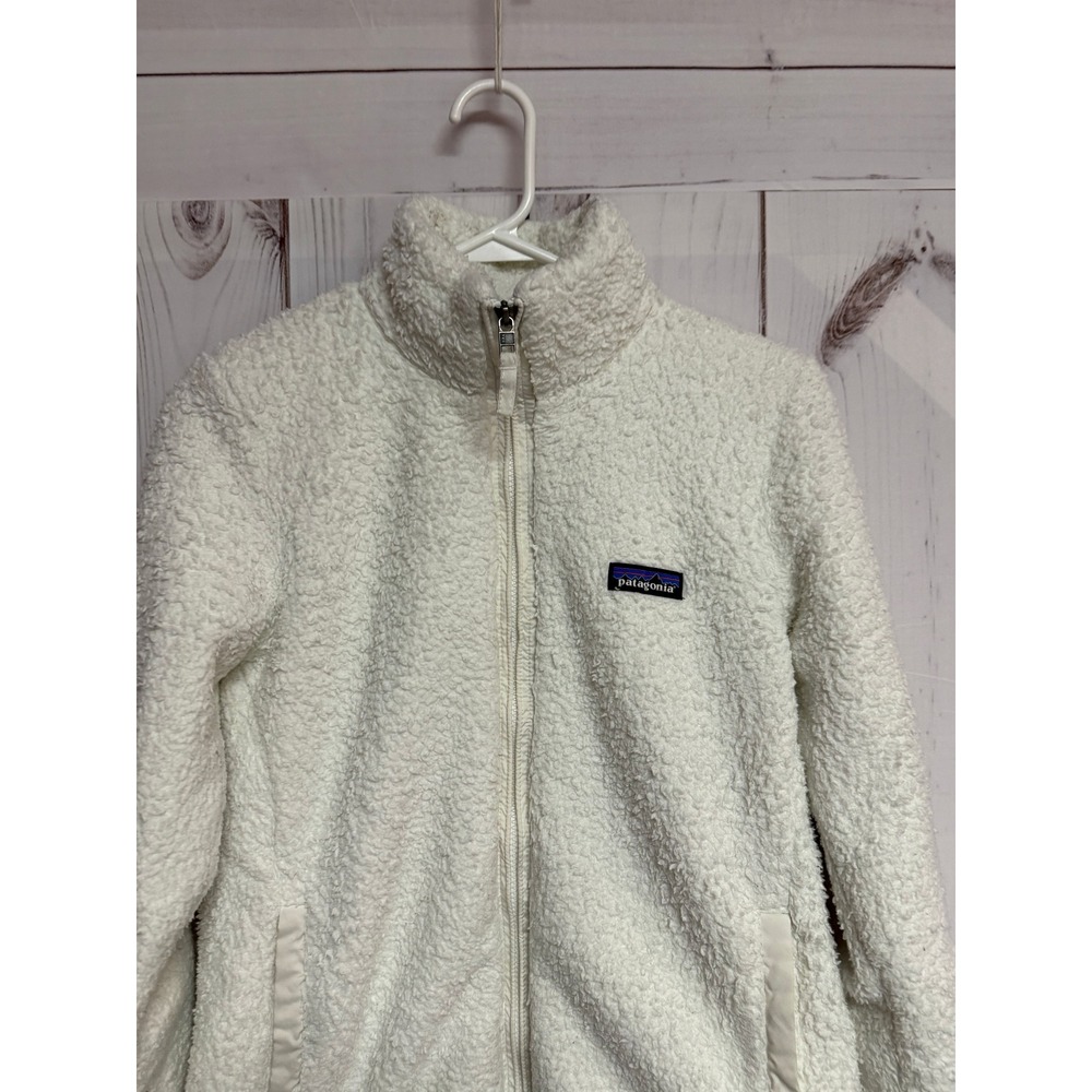 Patagonia Women's Los Gatos Fleece Jacket XS Birch White GUC - Picture 2 of 11